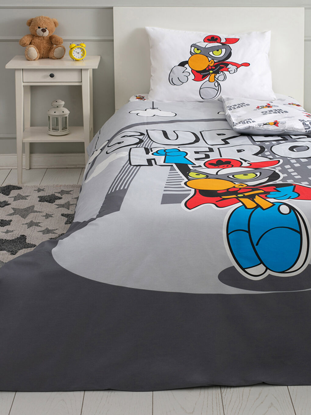 Karışık Baskılı Çocuk Nevresim Takımı