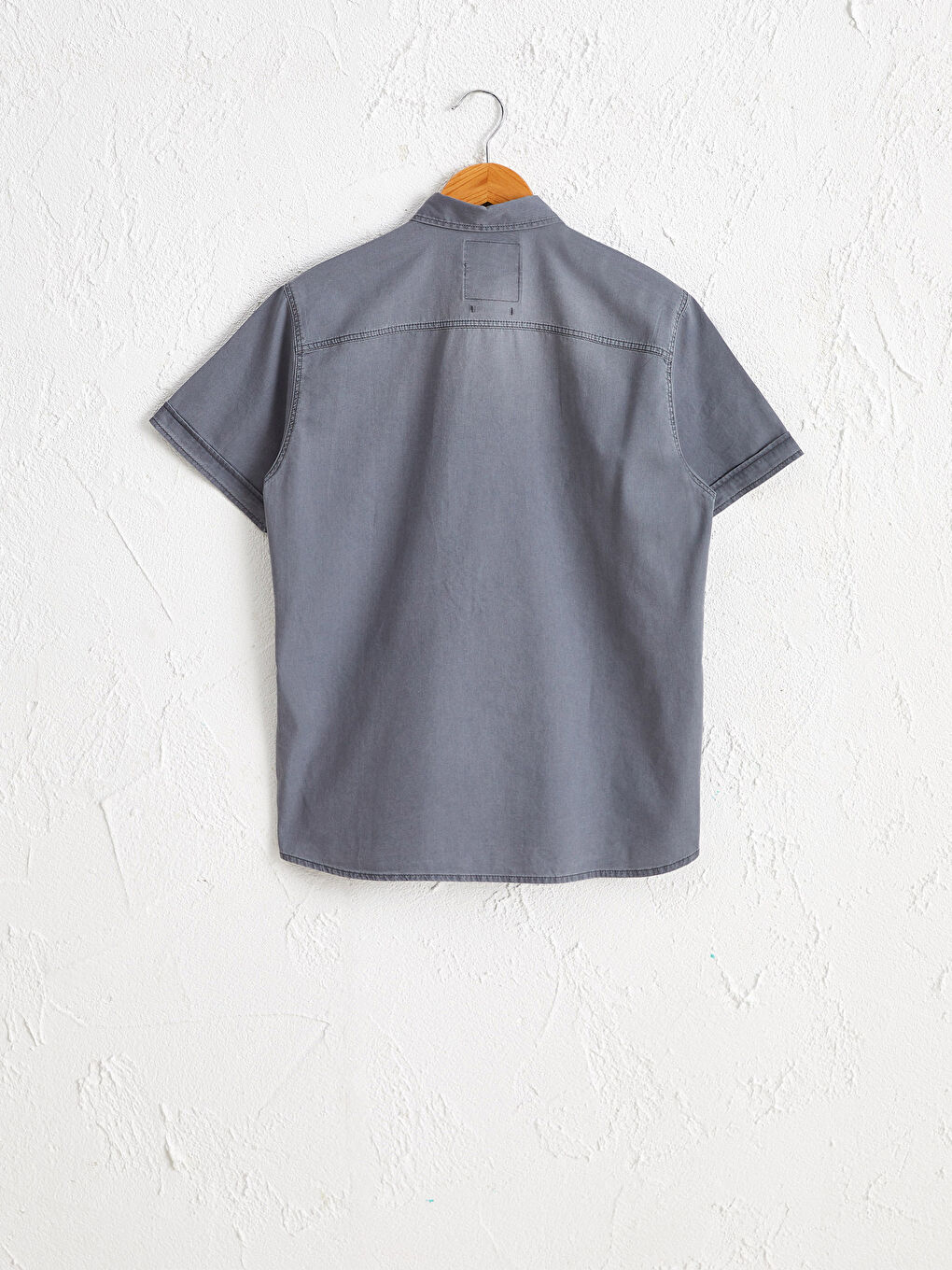 LCW Jeans Slim Fit Short Sleeve Jean Shirt -0S5090Z8-GRD