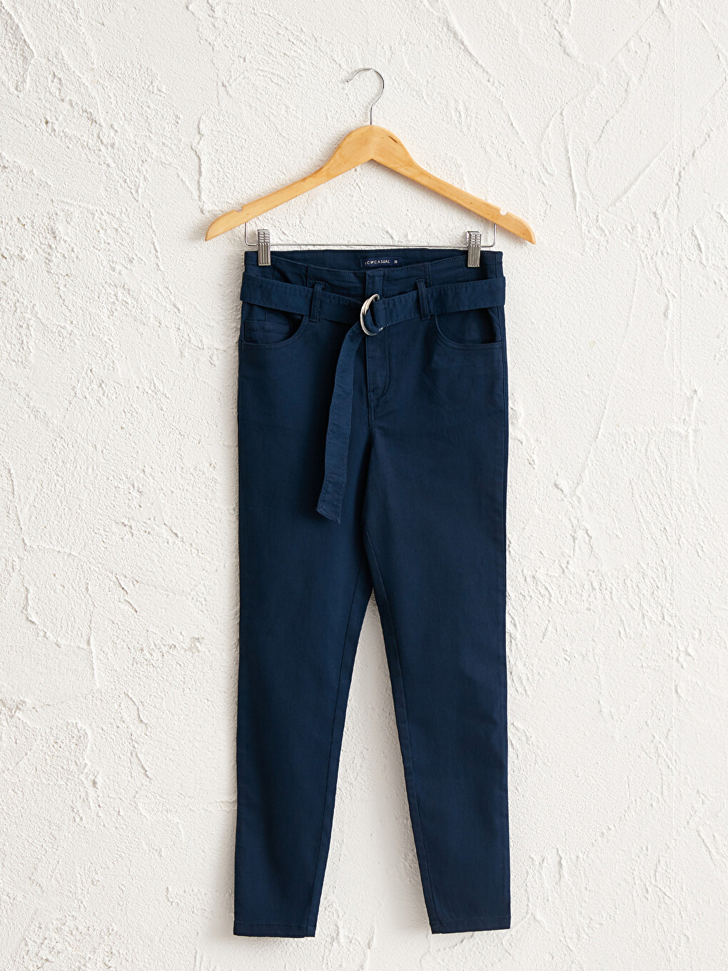 Skinny Fit Gabardine Women's Trousers