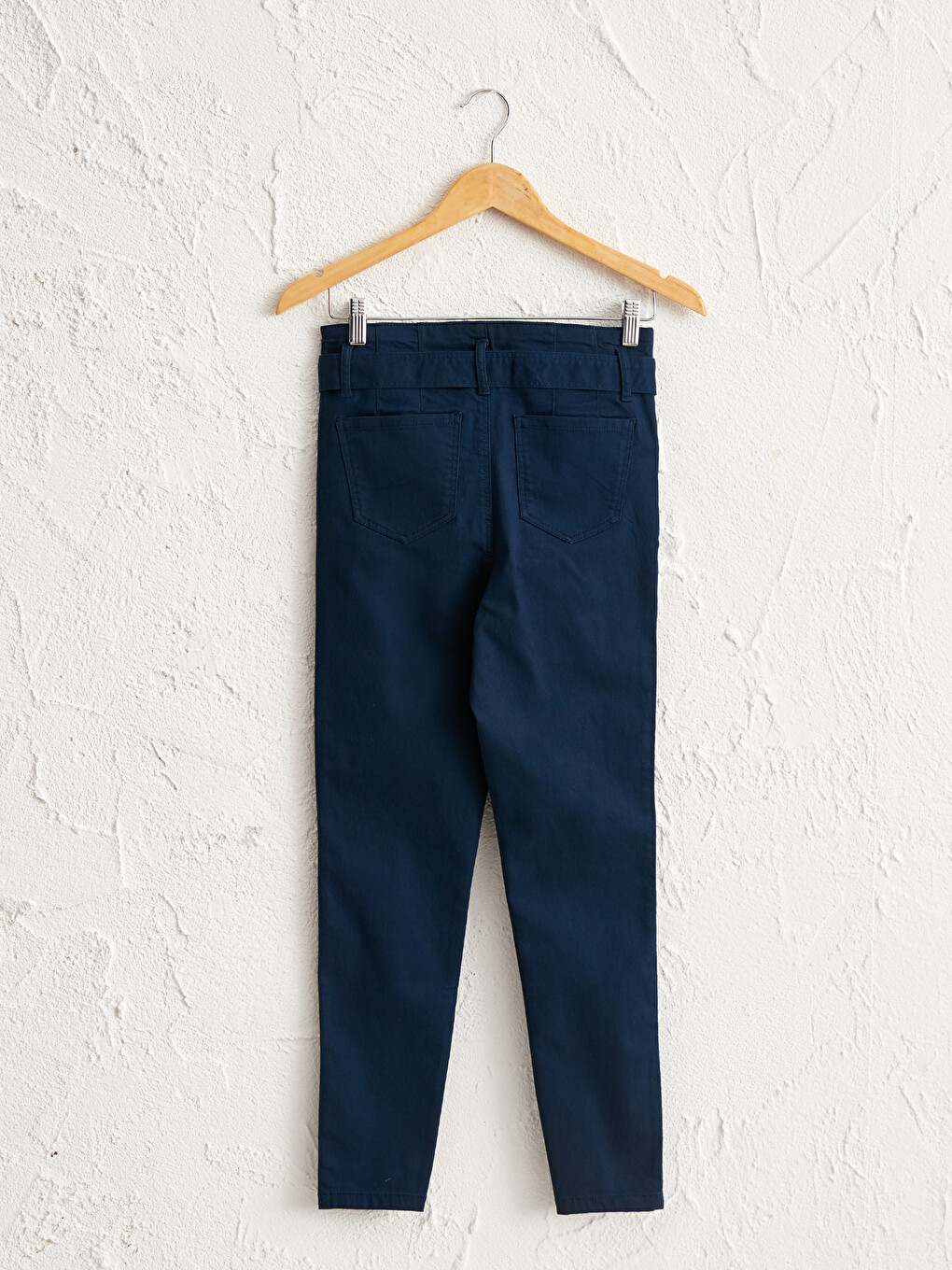 Skinny Fit Gabardine Women's Trousers-1