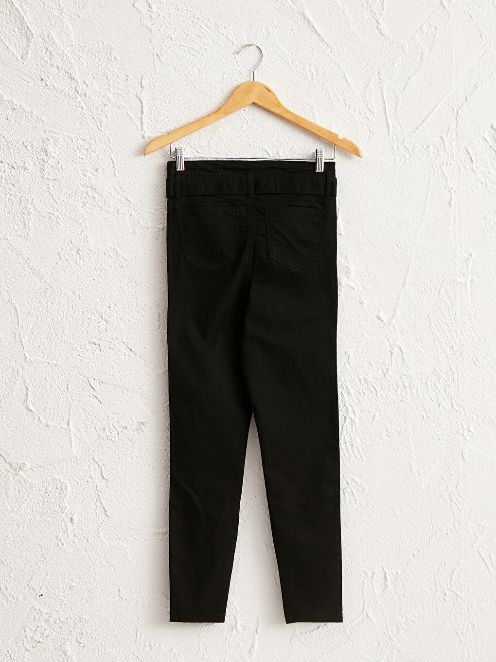 Skinny Fit Gabardine Women's Trousers-1