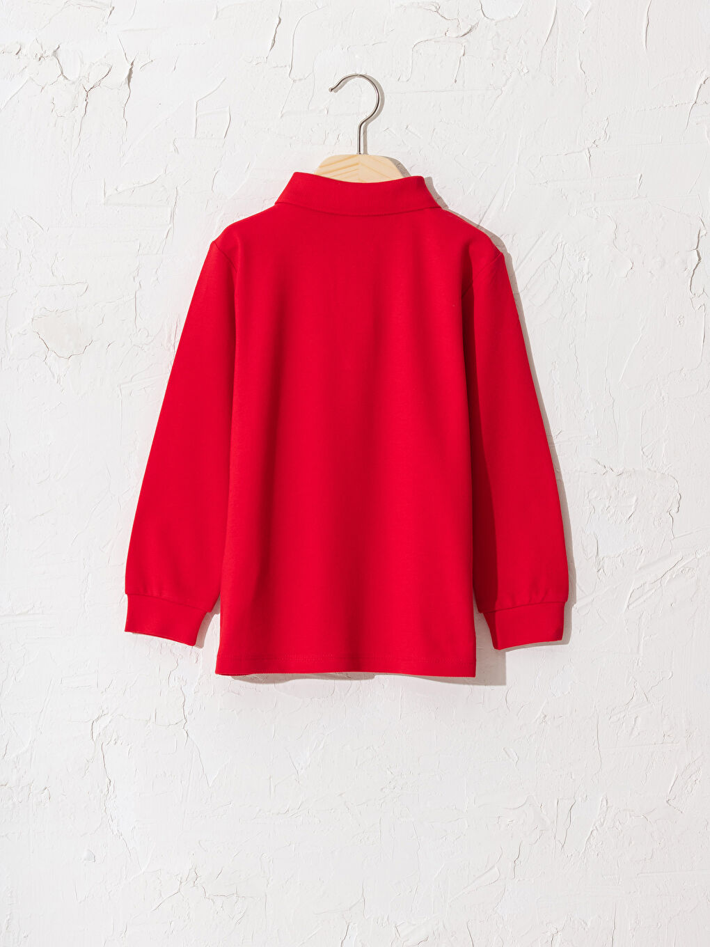 Girl's Polo Neck Basic Cotton T-Shirt-1