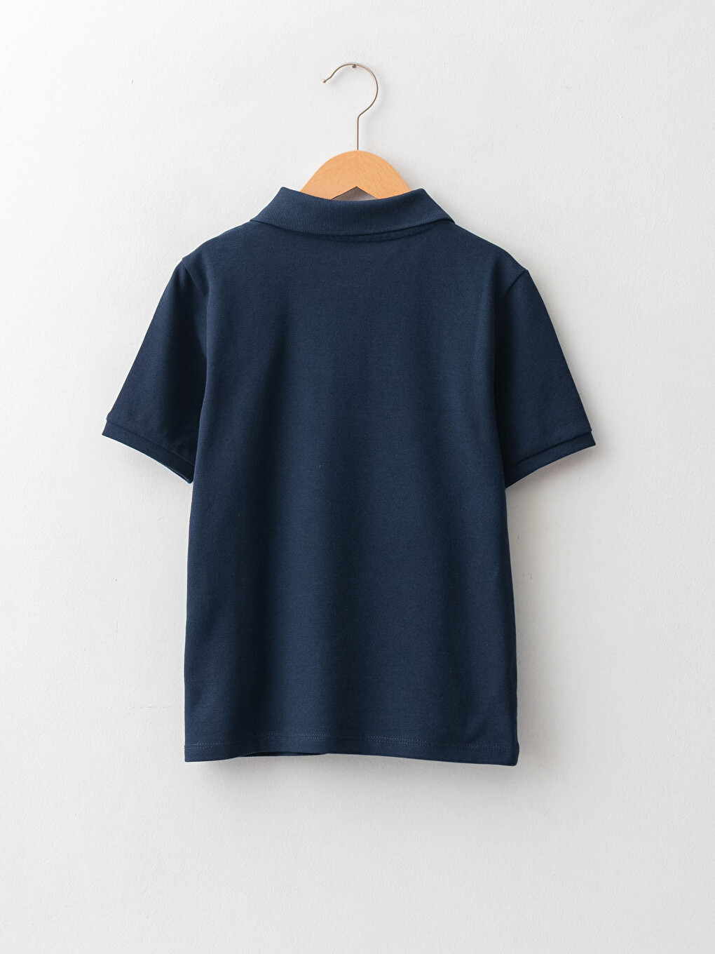Girl's Polo Neck Basic T-shirt-1