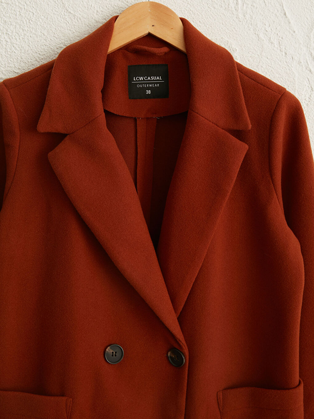 Peacoat with Button Detail-1