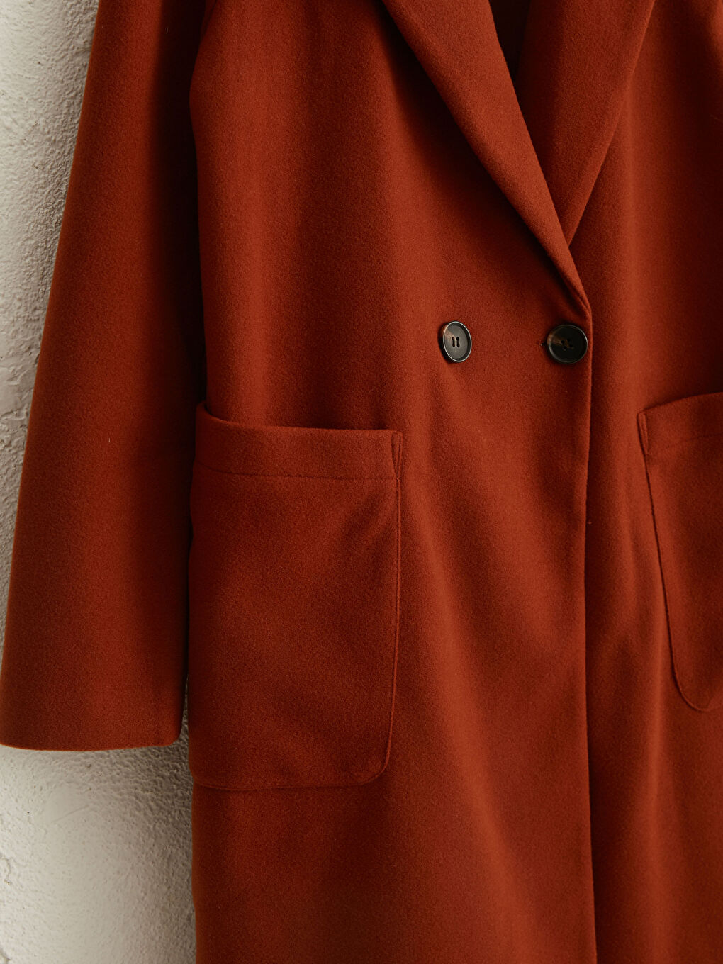 Peacoat with Button Detail-3