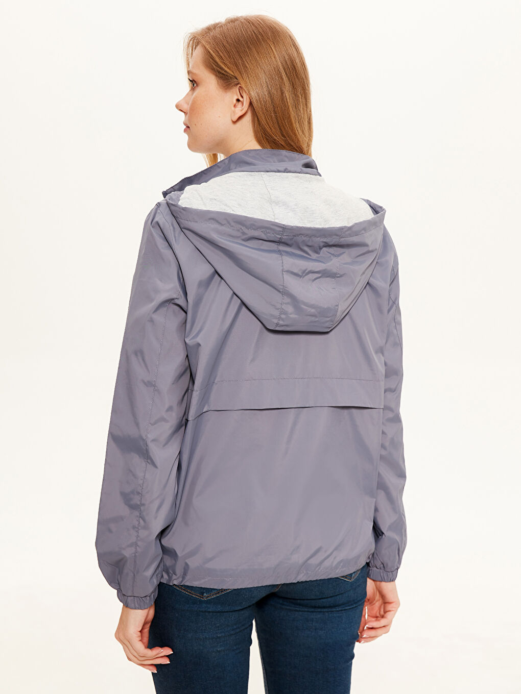 LCWAIKIKI Classic Woman GREY Raincoat -0W0057Z8-ENC
