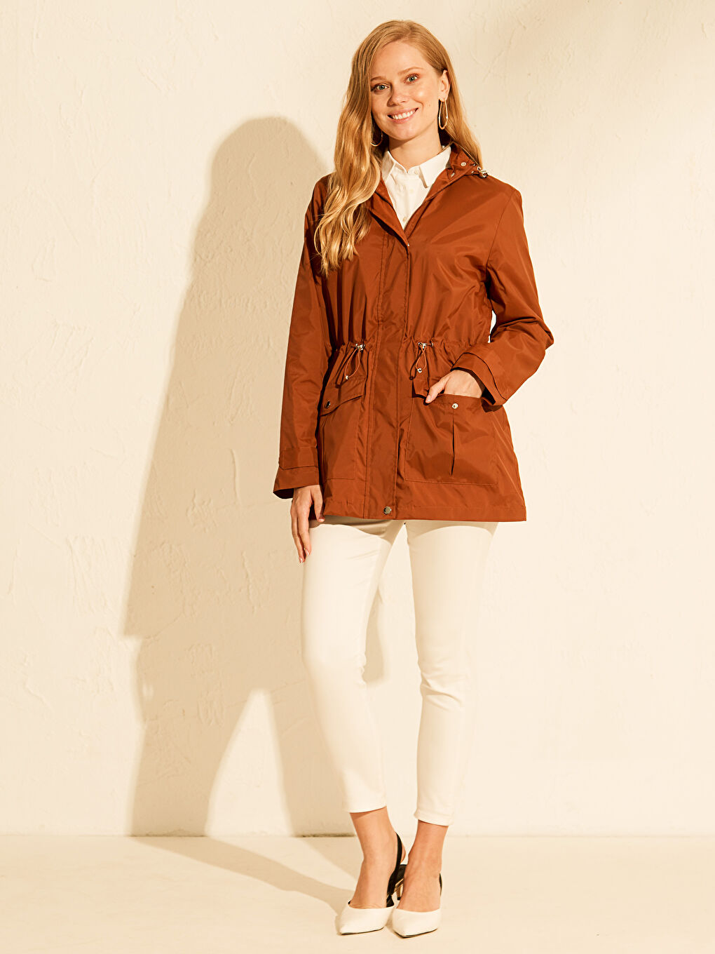 Frau BRAUN Regenmantel-1