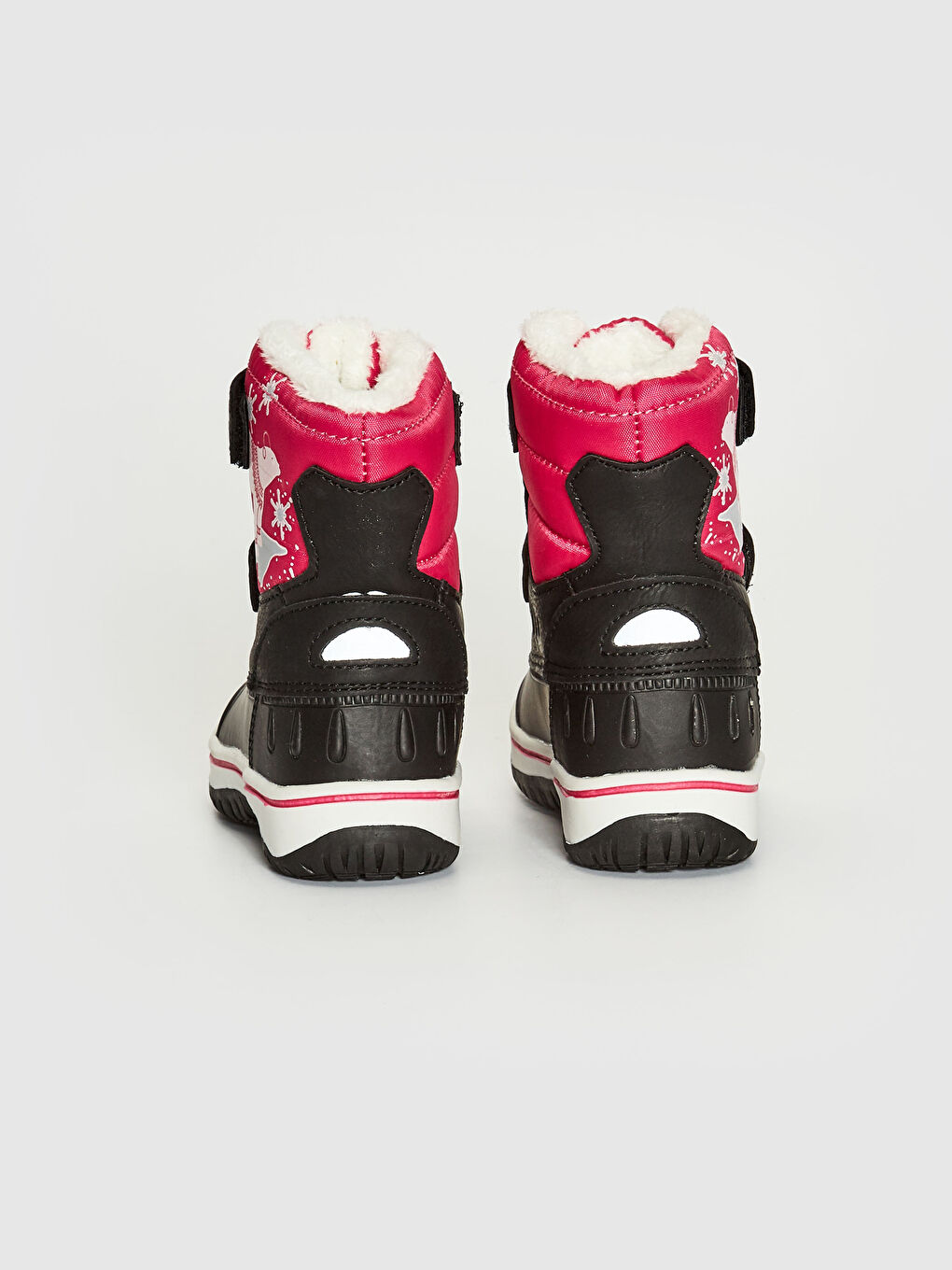 Bottes de neige à crochet et boucle pour bébé fille-4