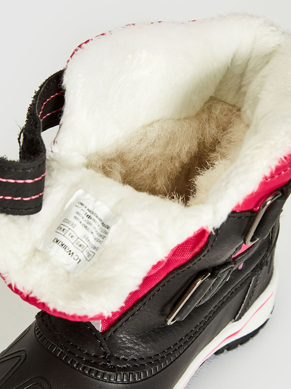 Bottes de neige à crochet et boucle pour bébé fille-5