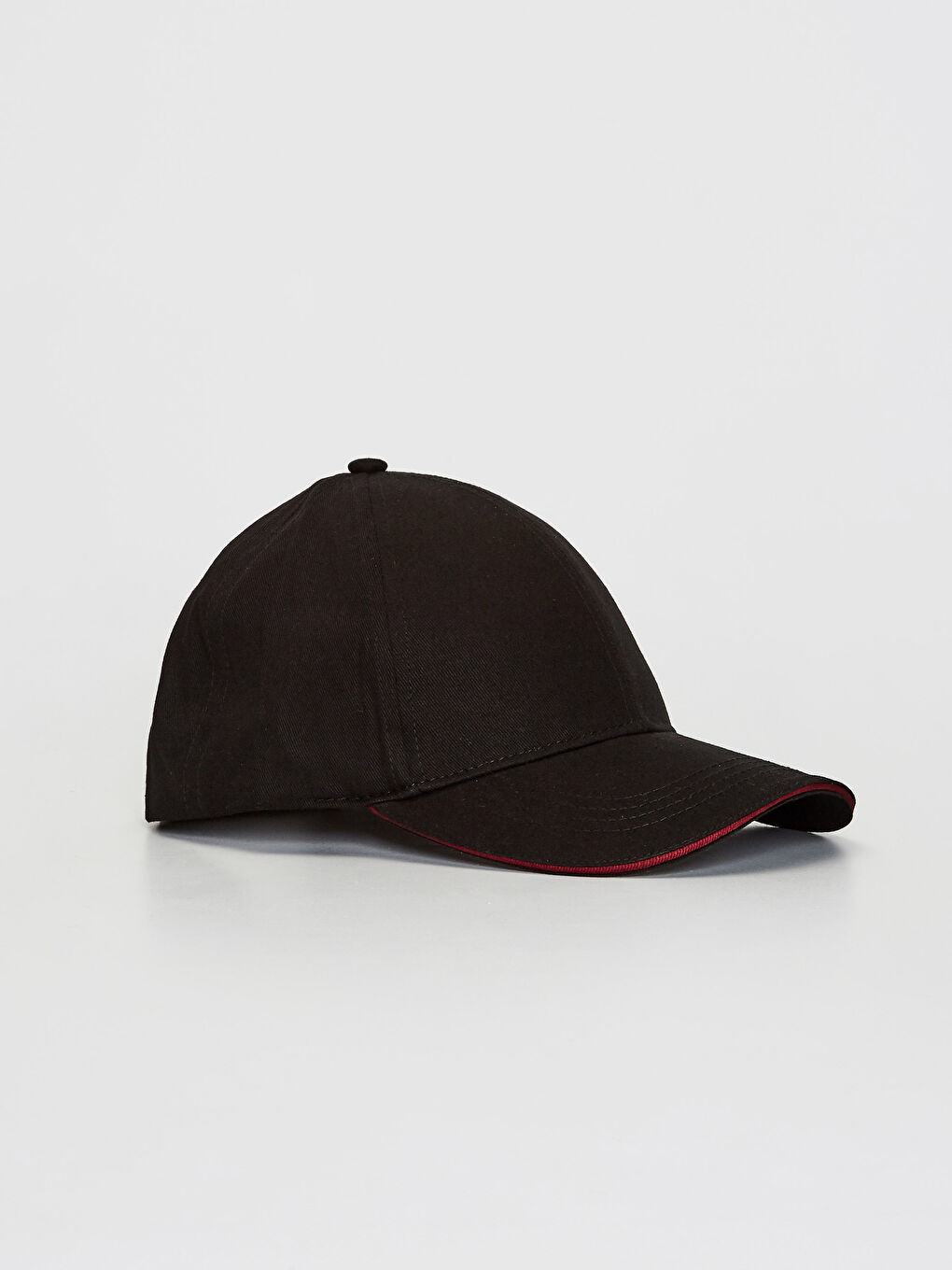 قبعة قطنية بشريط عرق وتفاصيل الشعار-1