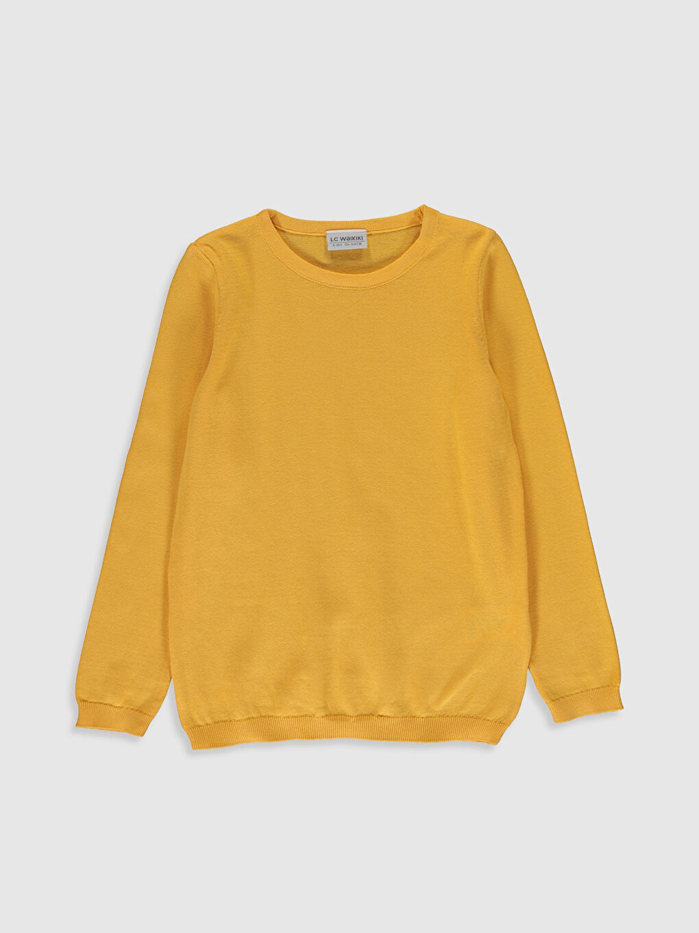 Базовый легкий трикотажный свитер для девочки-1