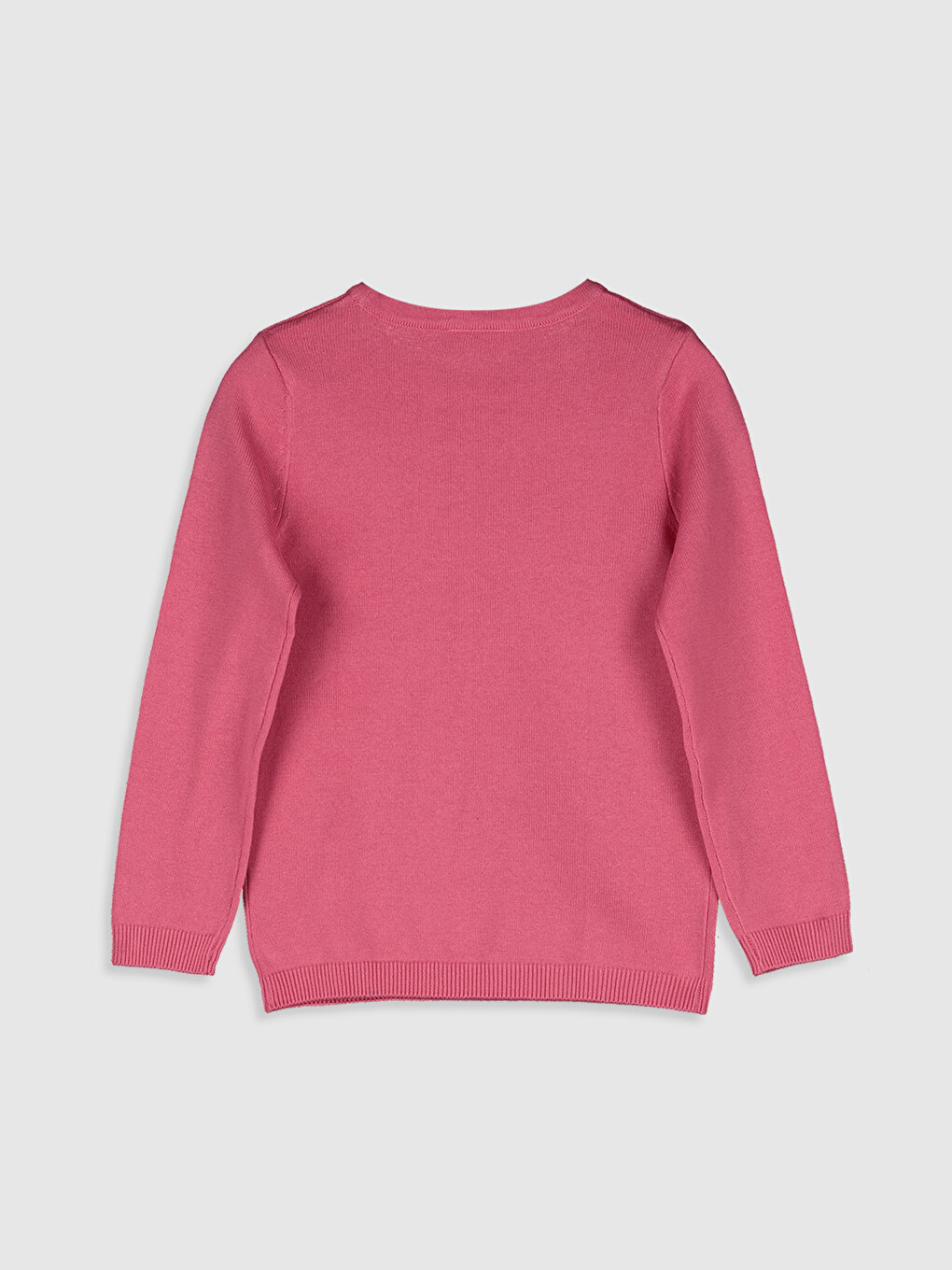 Pulover Basic Subțire Din Tricot Pentru Fete-1