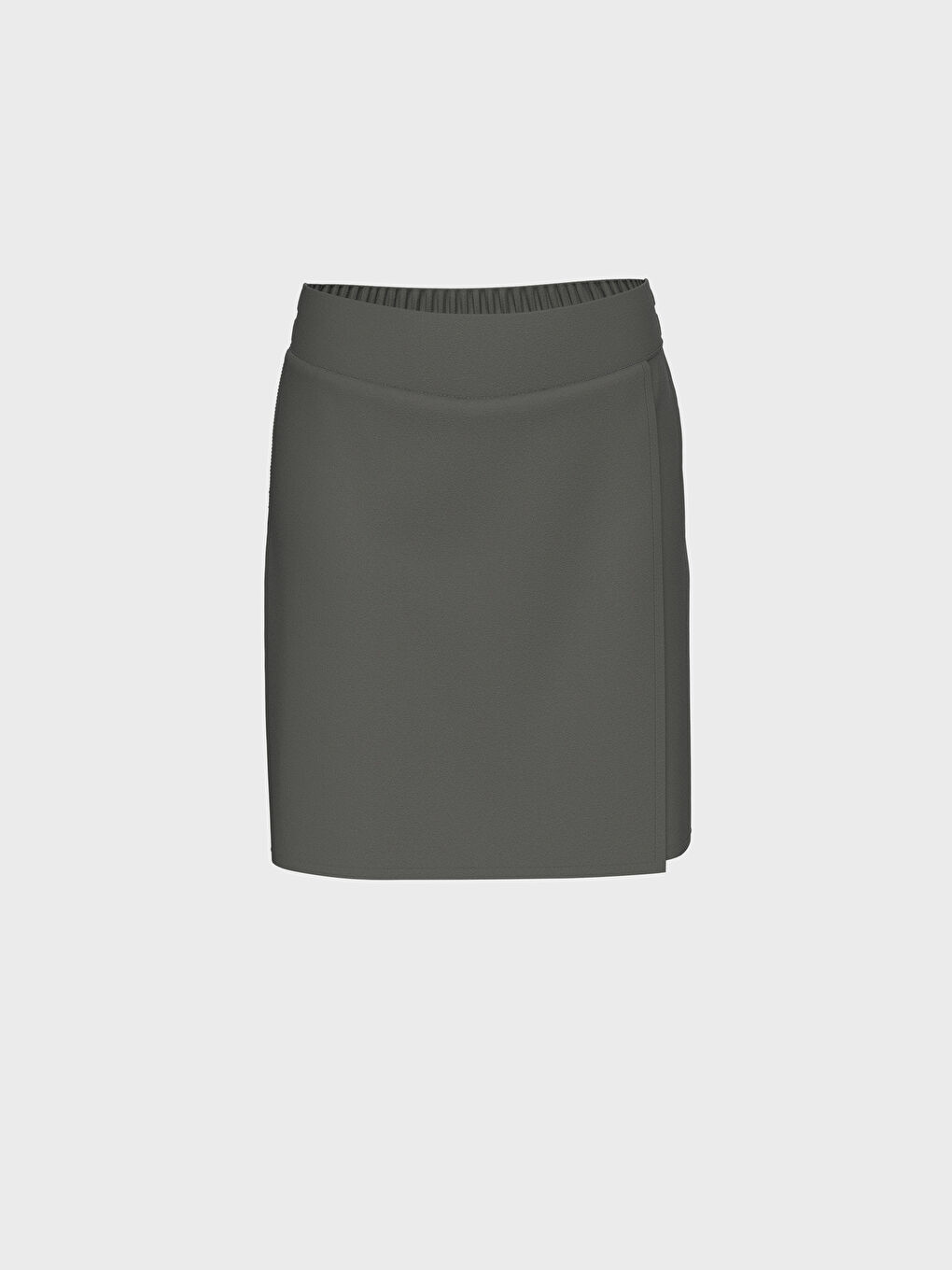 Basic Gabardine Girl Short Skirt