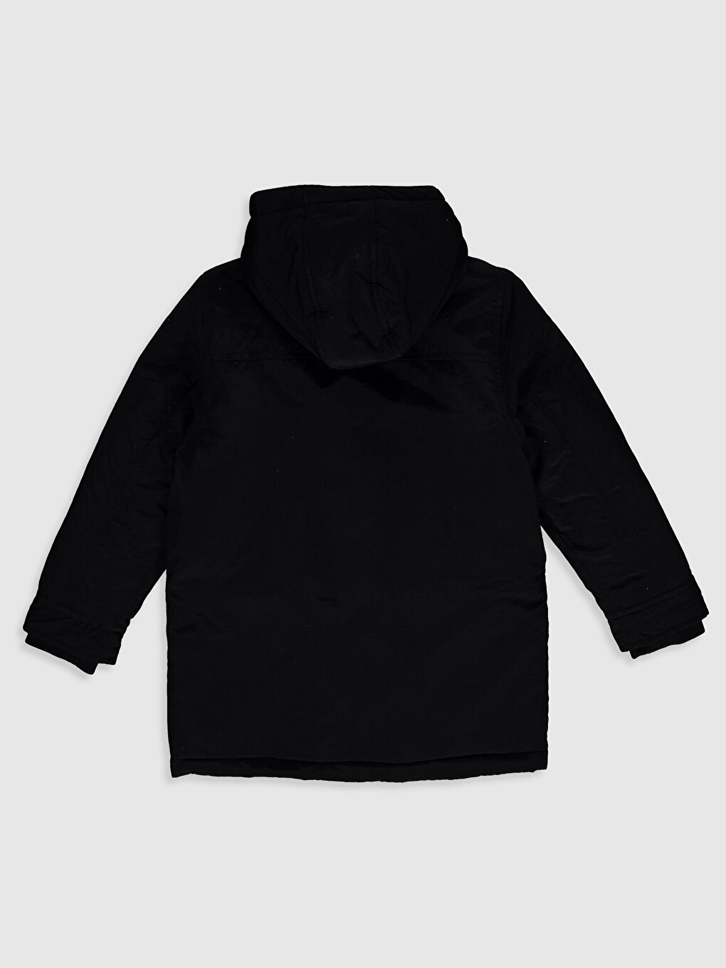 Boy's Heavy Short Coat with Hood-1