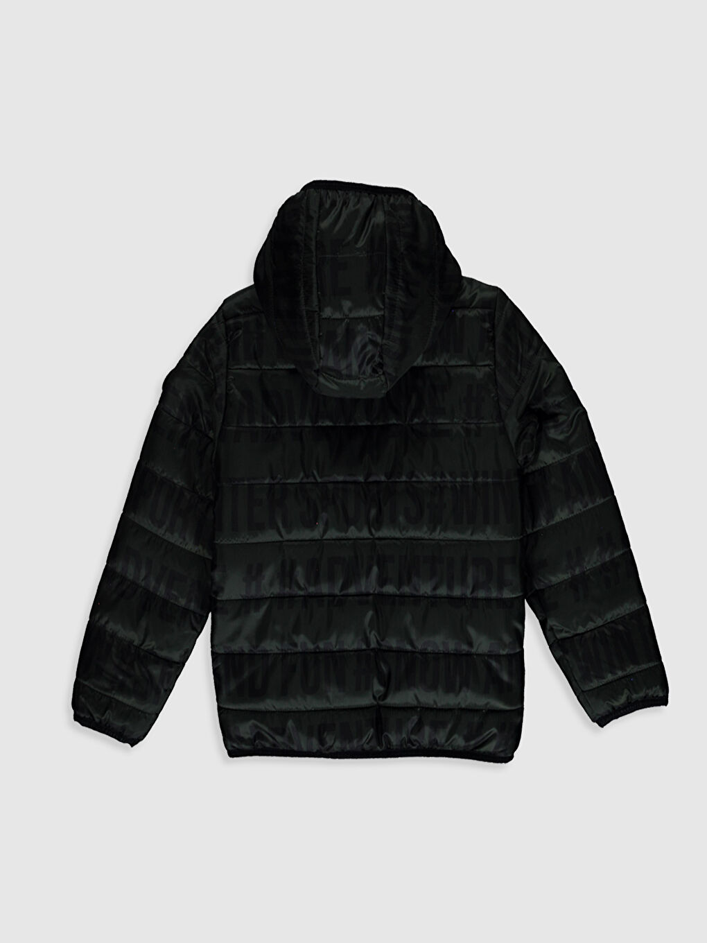 Пуховик с капюшоном для мальчиков-1