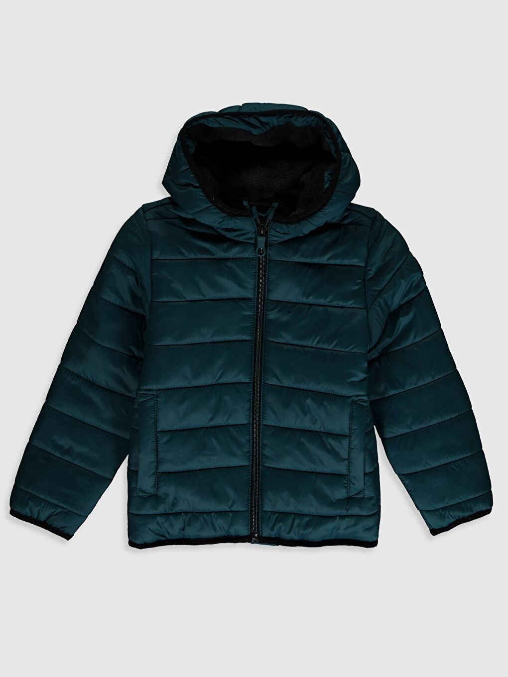 Пуховик с капюшоном для мальчиков