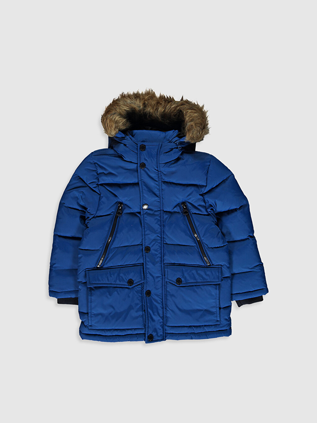 Boy's Goose Feather Coat With Hood