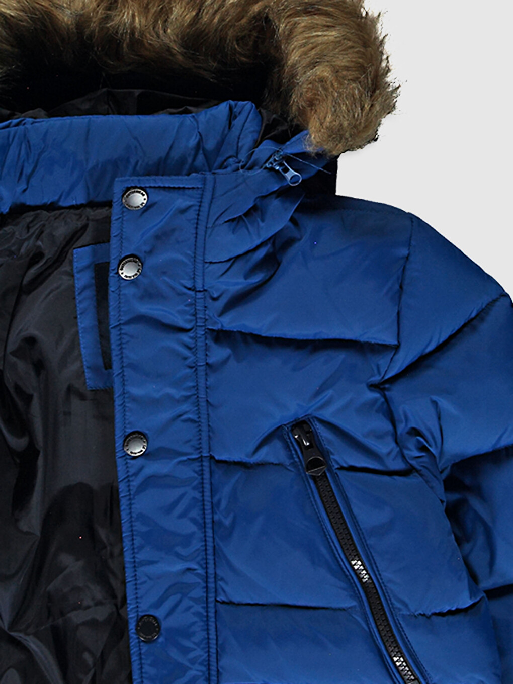 Boy's Goose Feather Coat With Hood-2