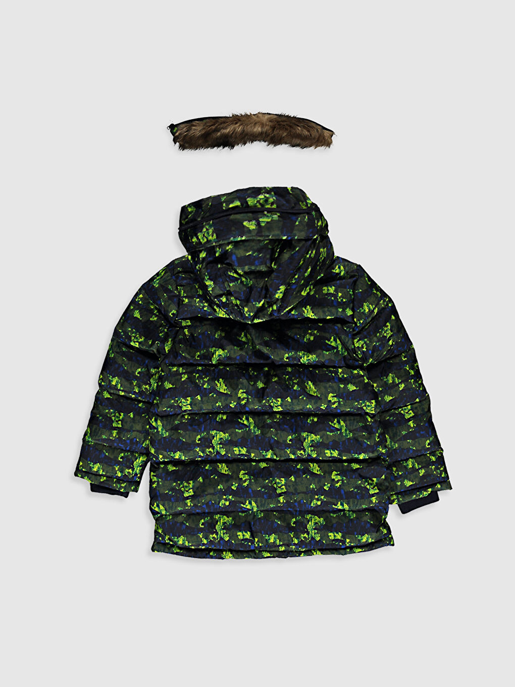 LCW Kids Boy's Goose Feather Coat with Hood -0W0224Z4-LS6