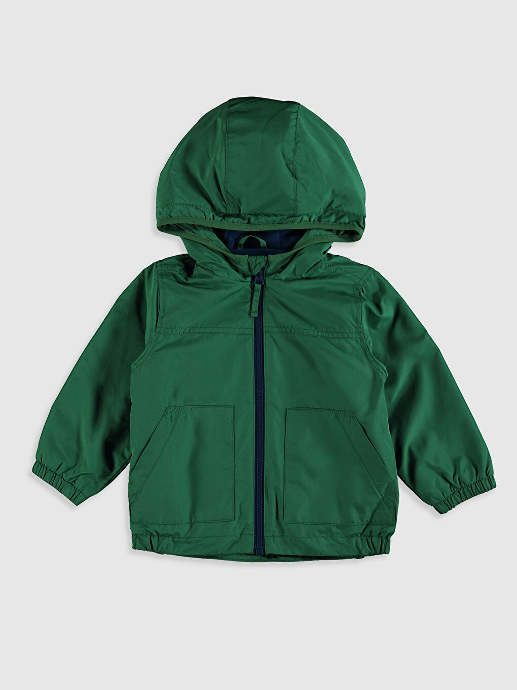 LCW baby Baby Jungen Reißverschluss-Kurzmantel mit Kapuze -0W0253Z1-PG5