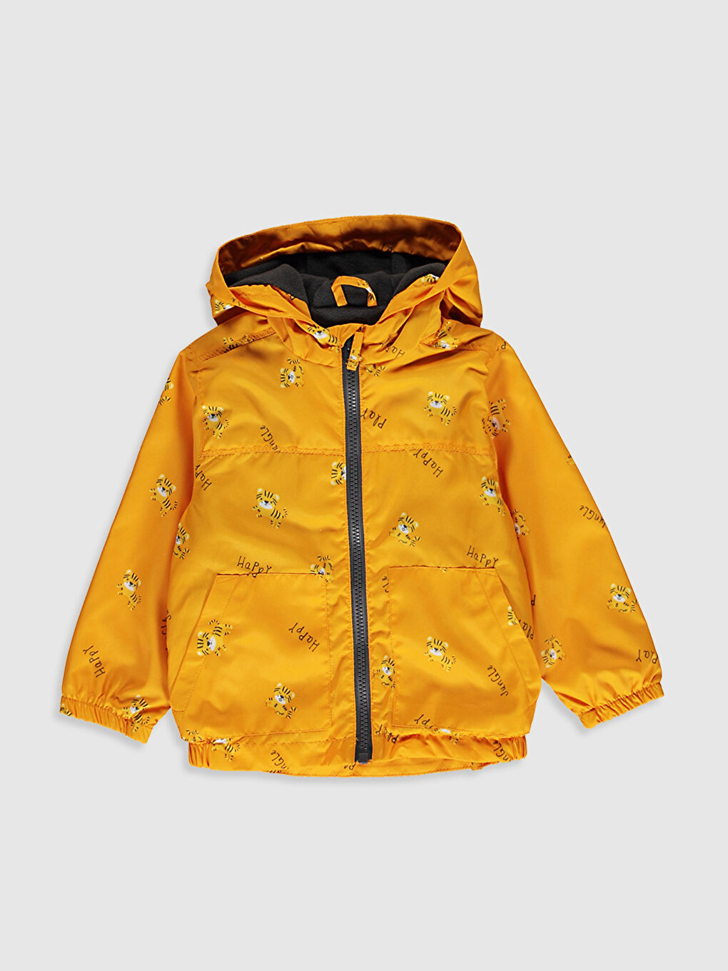 LCW baby Hooded Long Sleeve Printed Baby Boy Raincoat -0W0254Z1-LUG