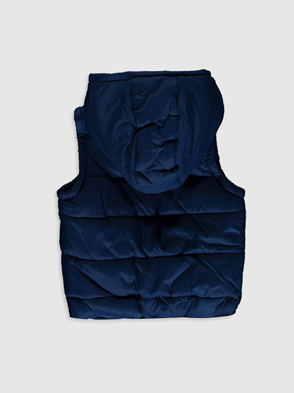 Baby Boy’s Zip-down Vest With Hood-1