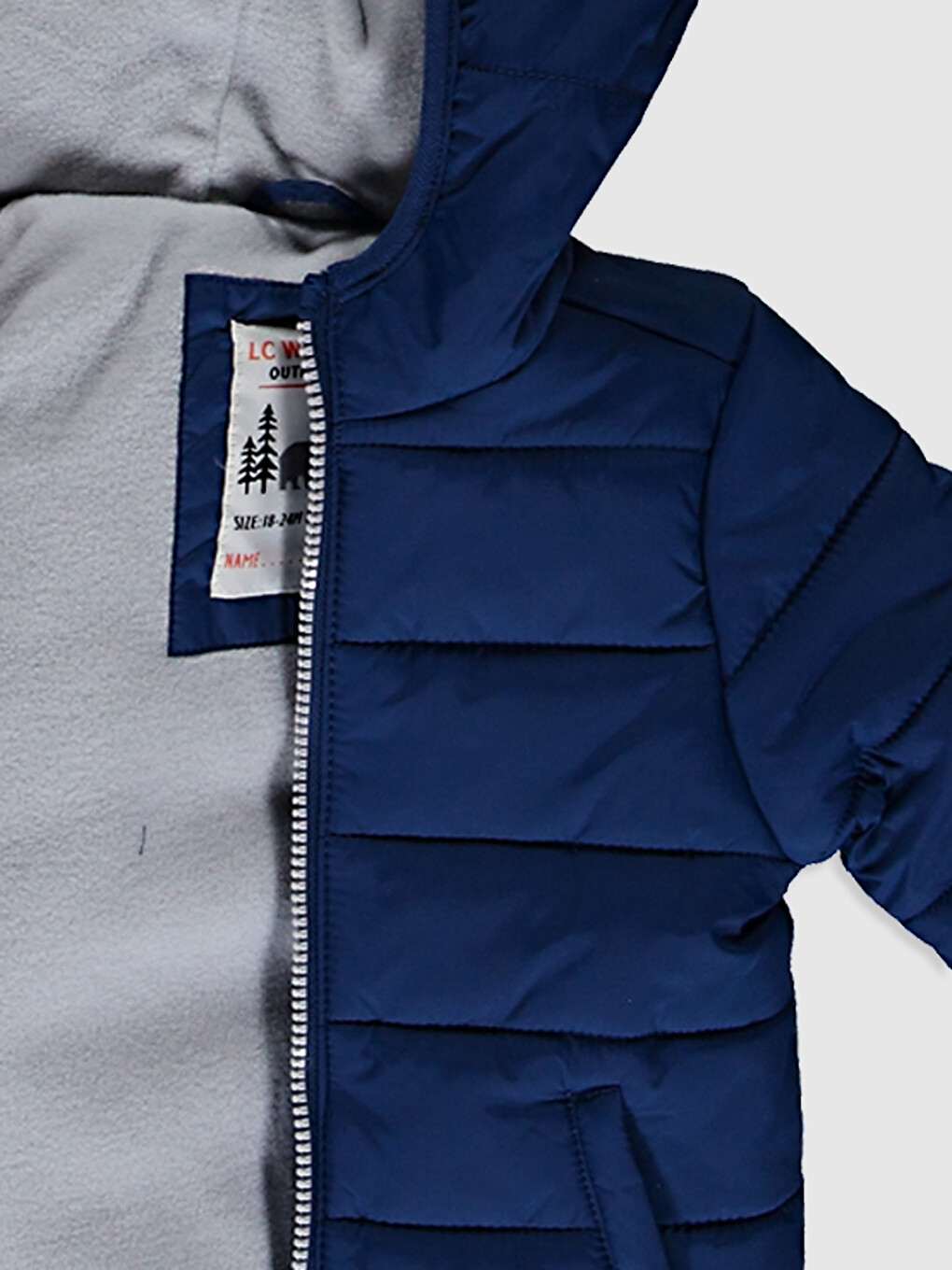 Baby Boy’s Zip-down Short Coat With Hood-2
