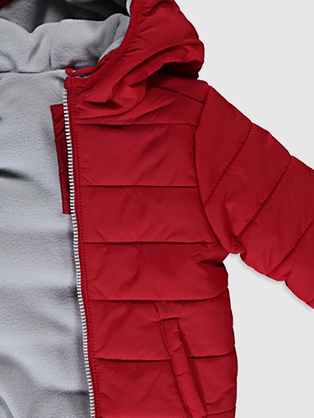 Baby Boy’s Zip-down Short Coat With Hood-2
