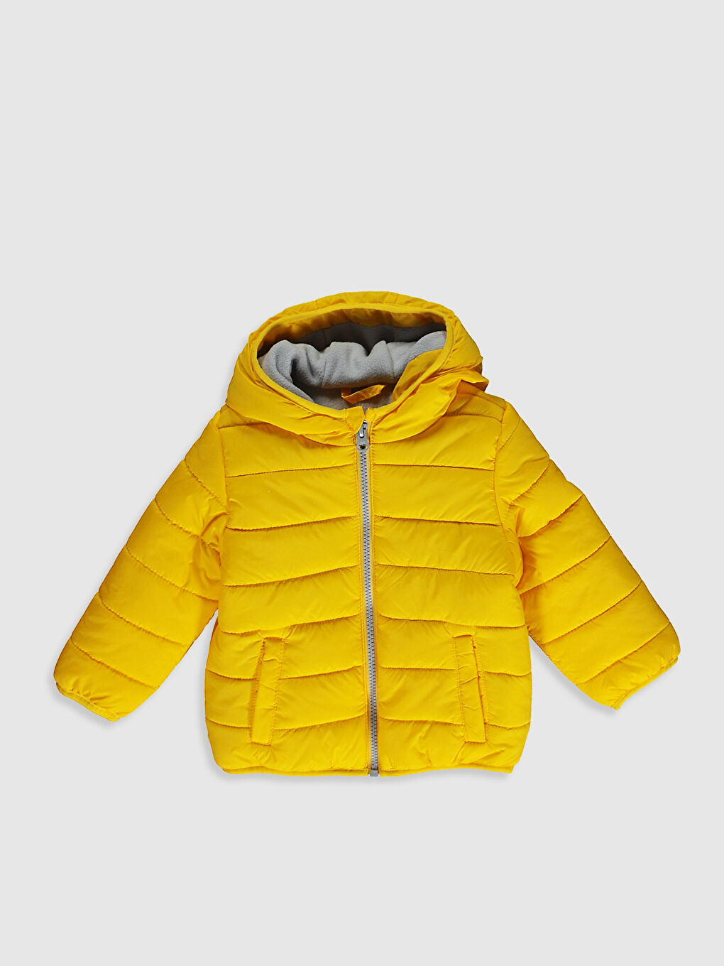 Baby Boy’s Zip-Down Short Coat with Hood