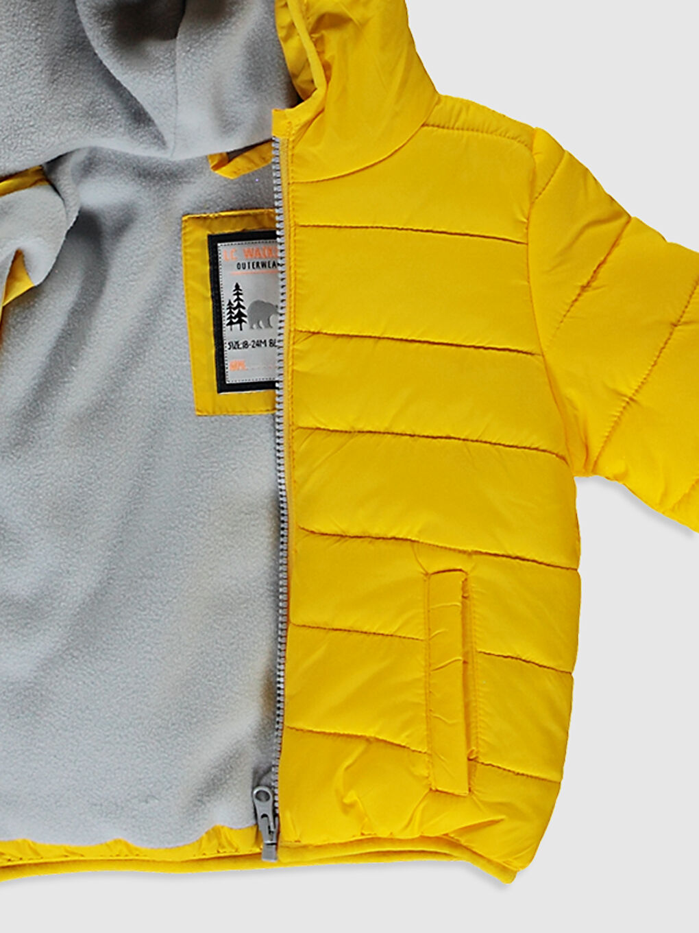 Baby Boy’s Zip-Down Short Coat with Hood-2