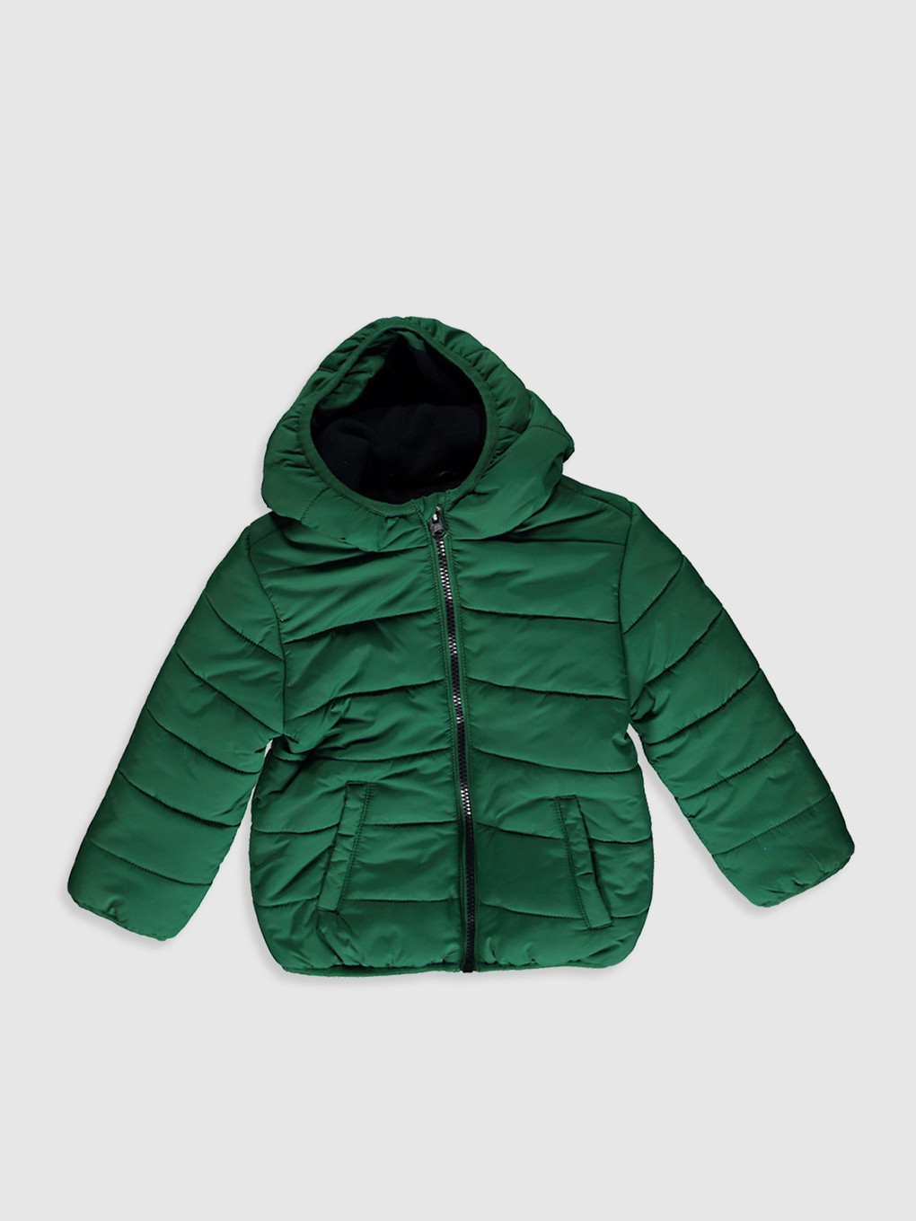 Manteau Court Zippé À Capuche Pour Bébé Garçon