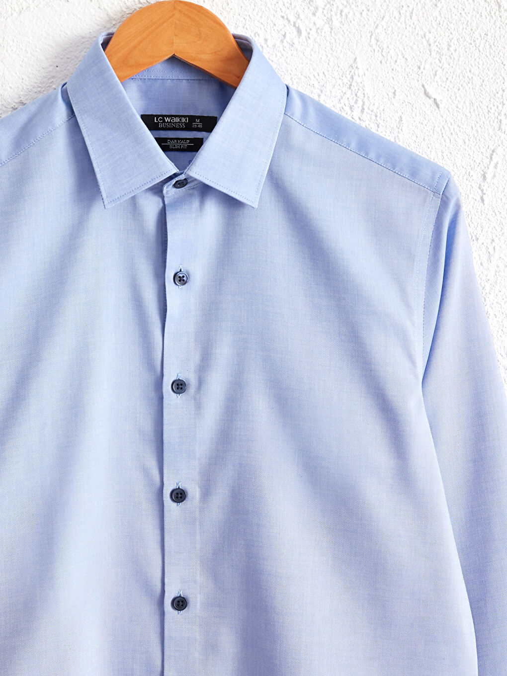 LCWAIKIKI Formal Slim Fit Long Sleeve Poplin Shirt -0W0275Z8-CSV