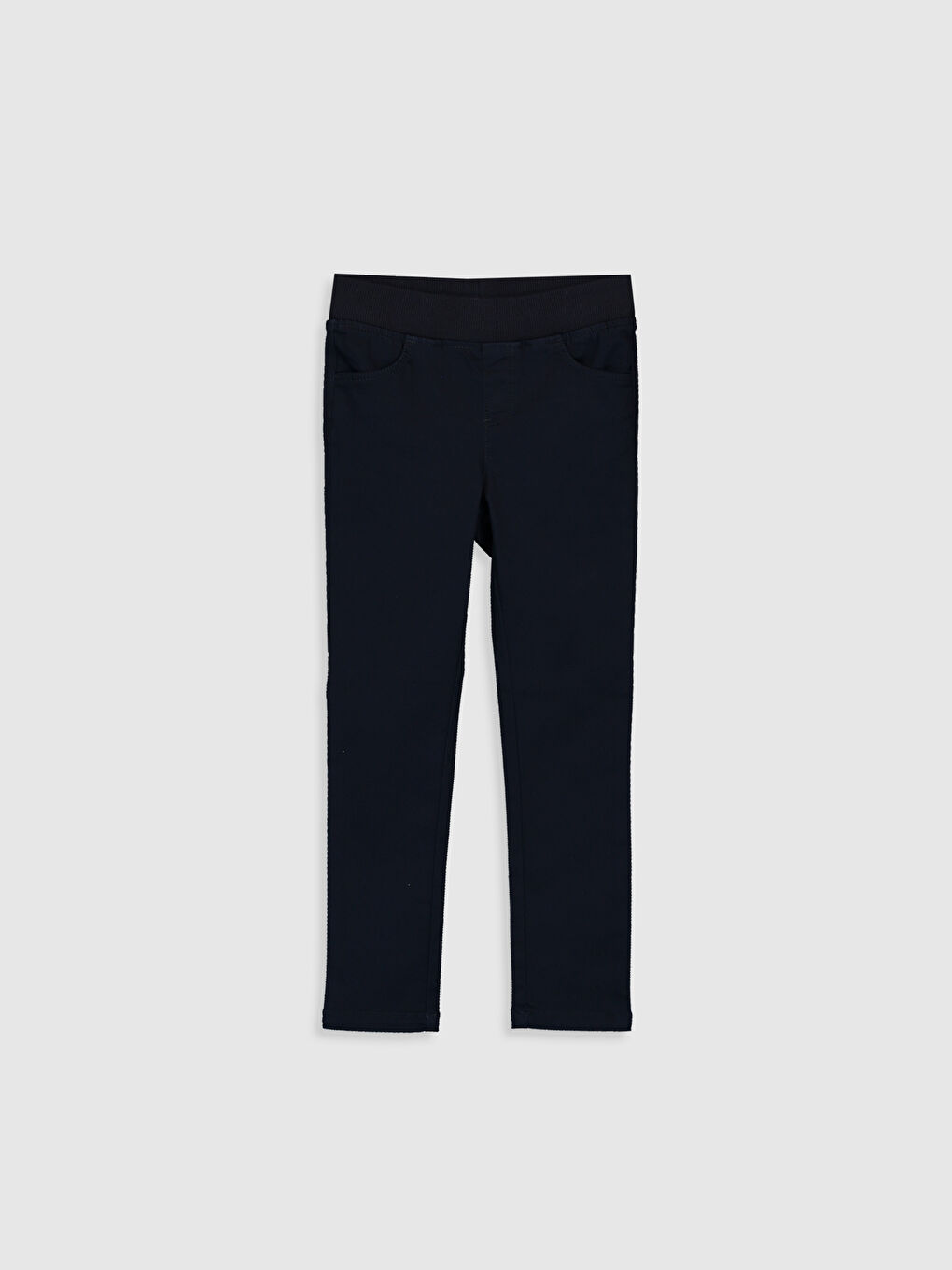 LCW Kids Girl's Gabardine Trousers -0W0278Z4-HRC