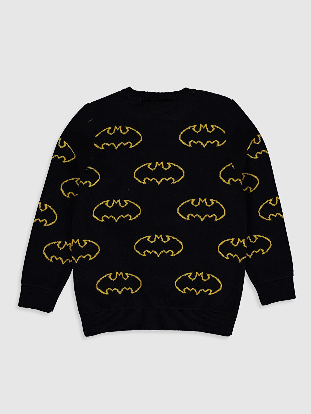 Crew Neck Long Sleeve Boys' Sweater-1