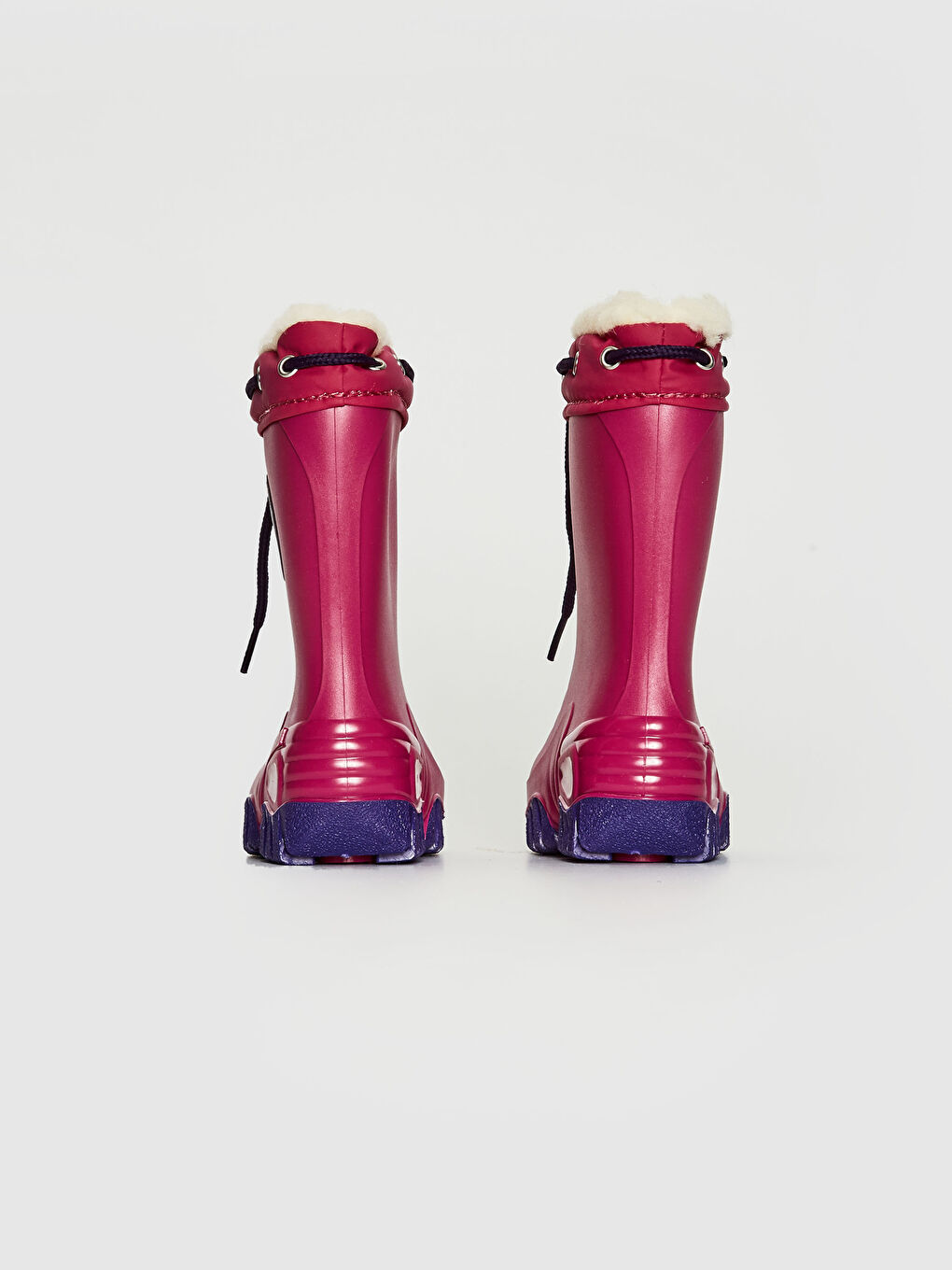 Mädchen Regenstiefel mit Fellfutter-4