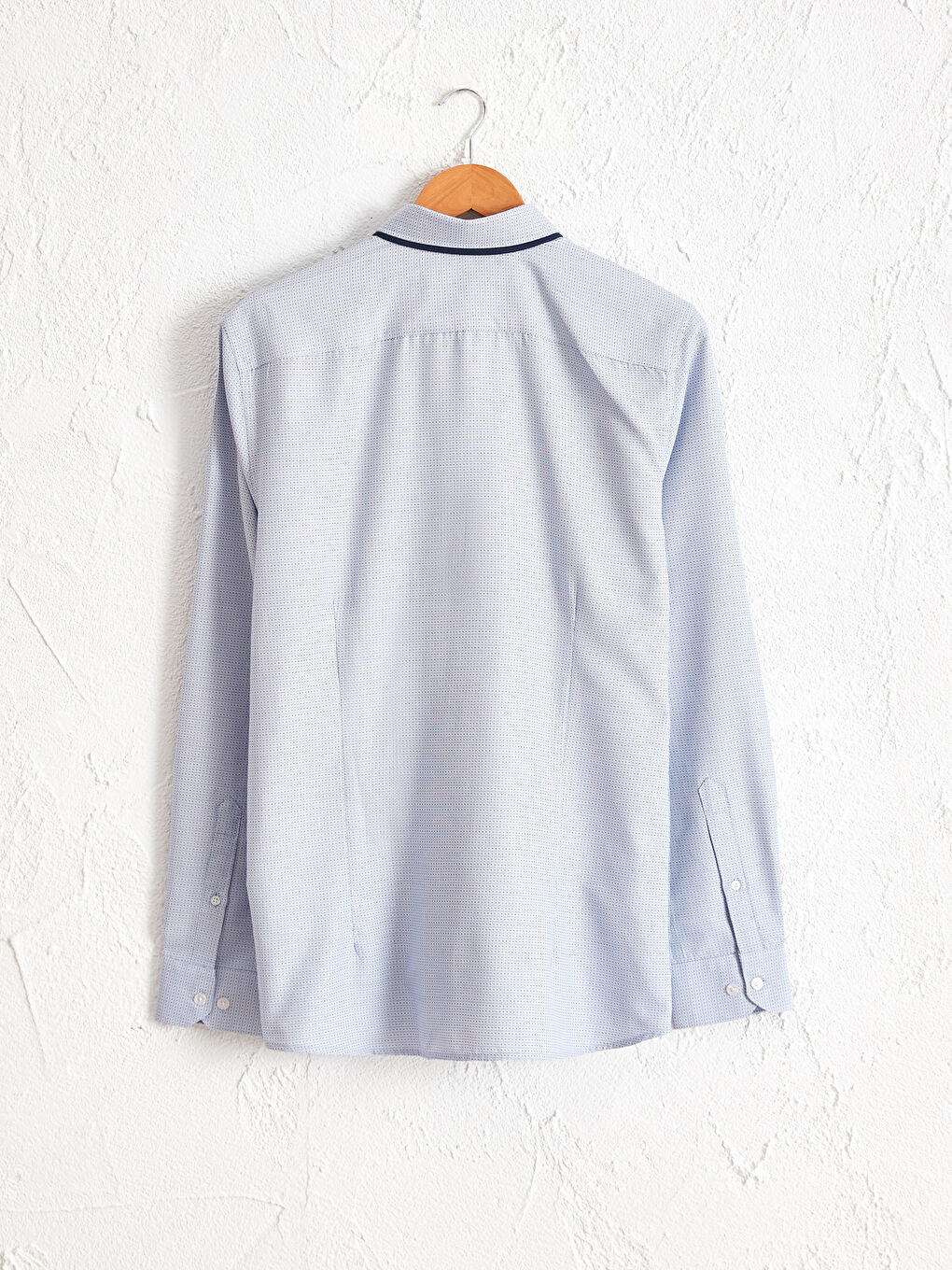 Өте тар пішім ұзын жең добби матасы жейде-1