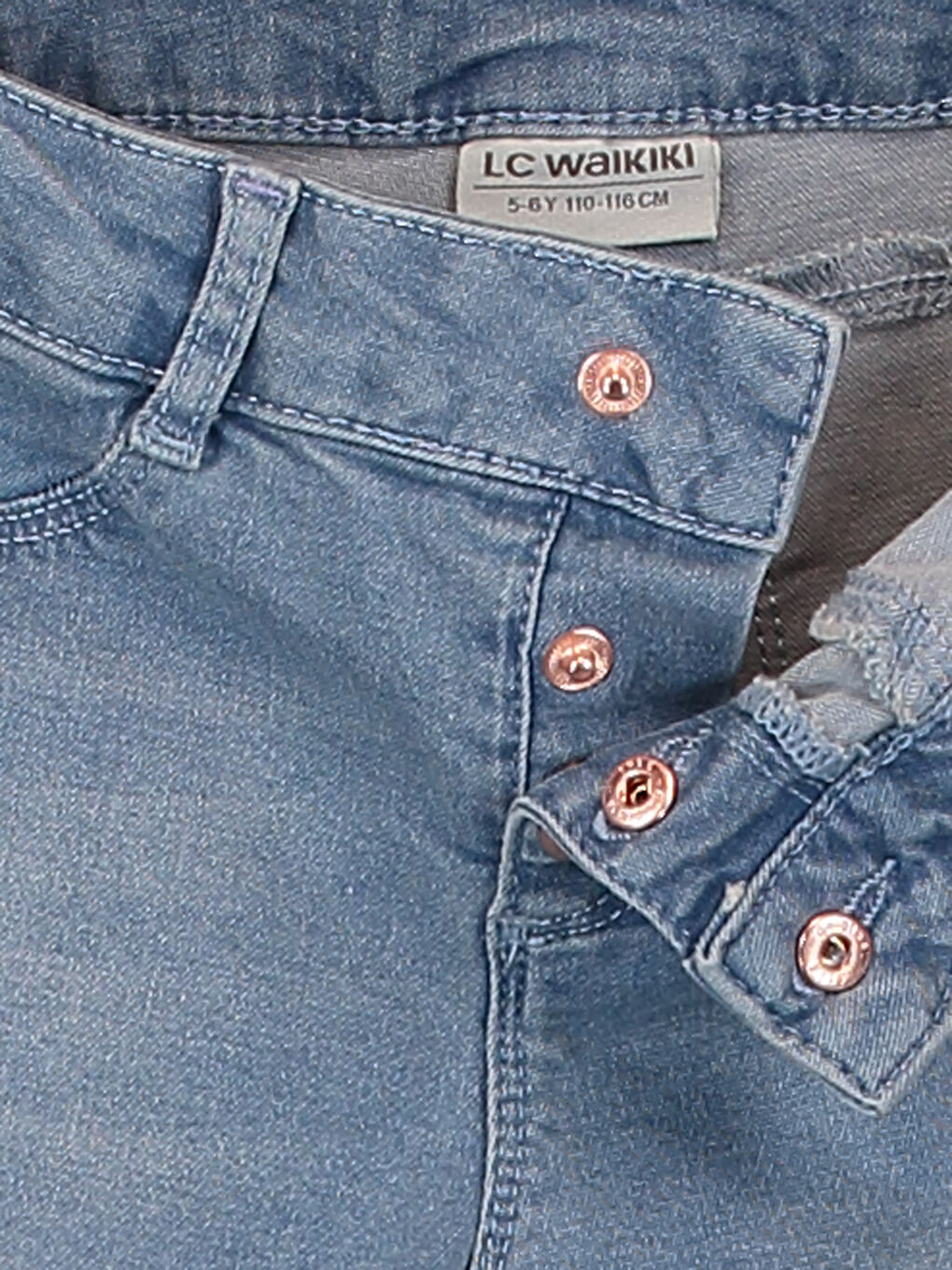 Girl's Flare Legs Gabardine Jeans-3