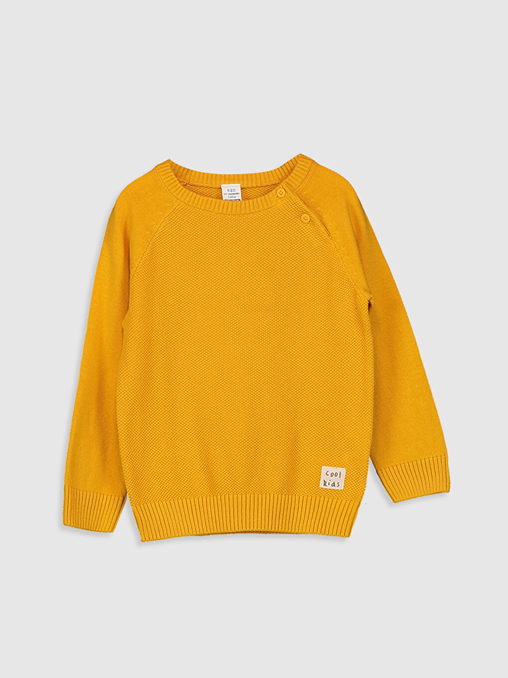 Pulover Tricot Basic Pentru Bebeluși Băieți