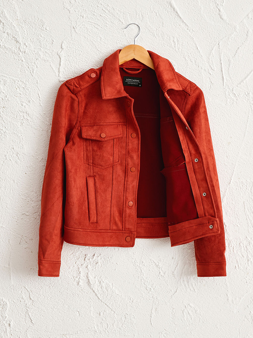 Suede Lightweight Short Coat-1