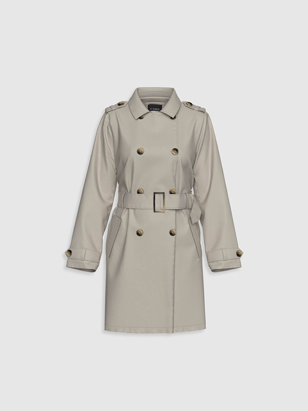 LCWAIKIKI Classic Taillengürtel Leichter Trenchcoat -0W0425Z8-EFW