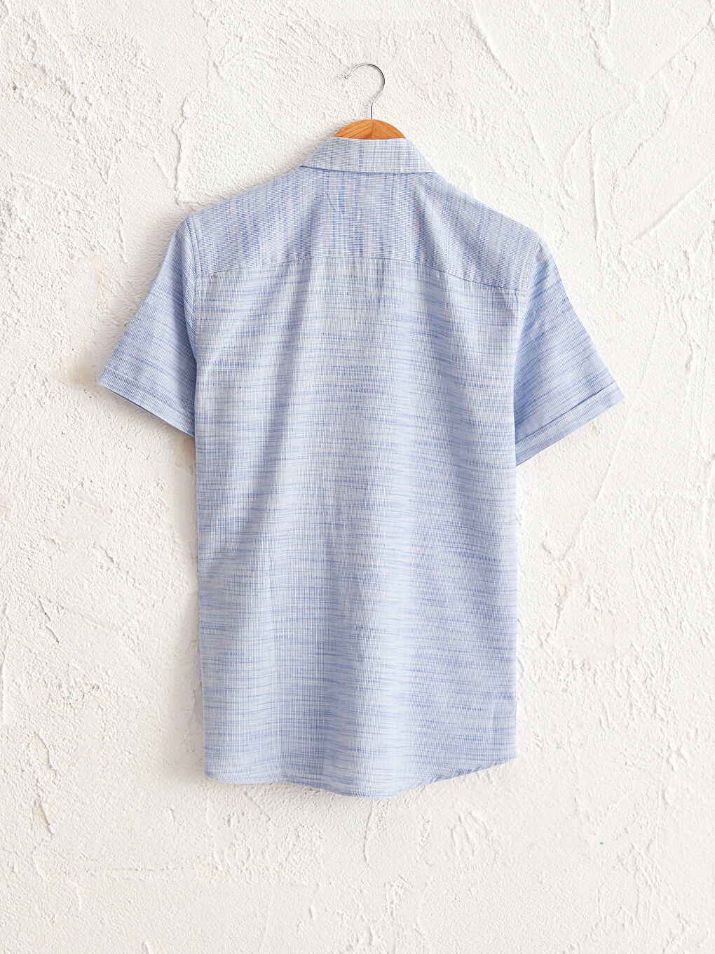 Сорочка Слім Фіт Твіл Короткий Рукав-1