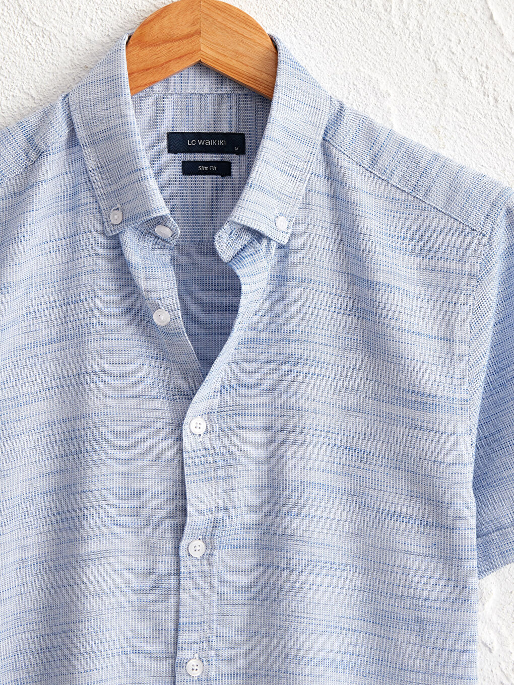 Сорочка Слім Фіт Твіл Короткий Рукав-2