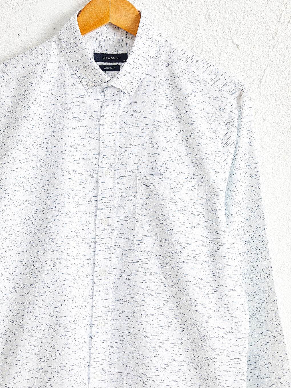 Regular Fit поплин риза с дълъг ръкав и с десени-2