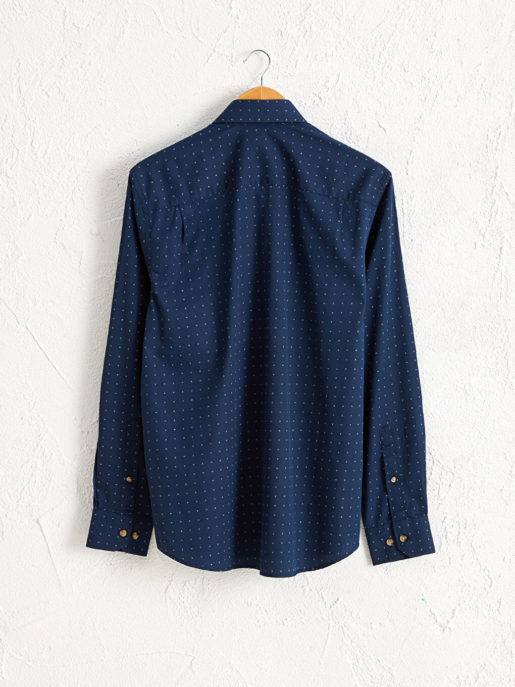 Chemise Gabardine Manches Longues Coupe Régulière-1