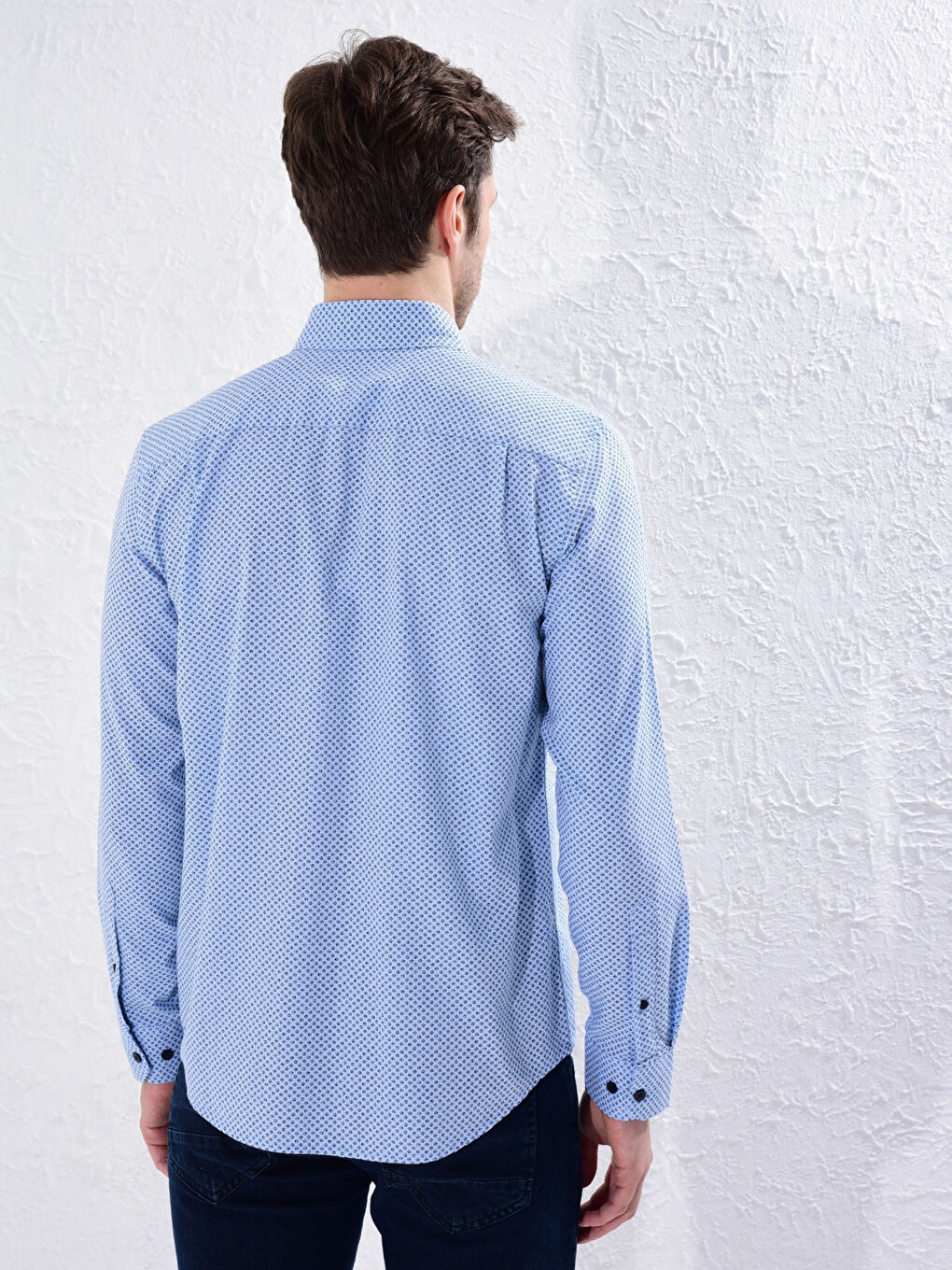LCWAIKIKI Classic Regular Fit Long Sleeve Oxford Shirt -0W0453Z8-LQQ