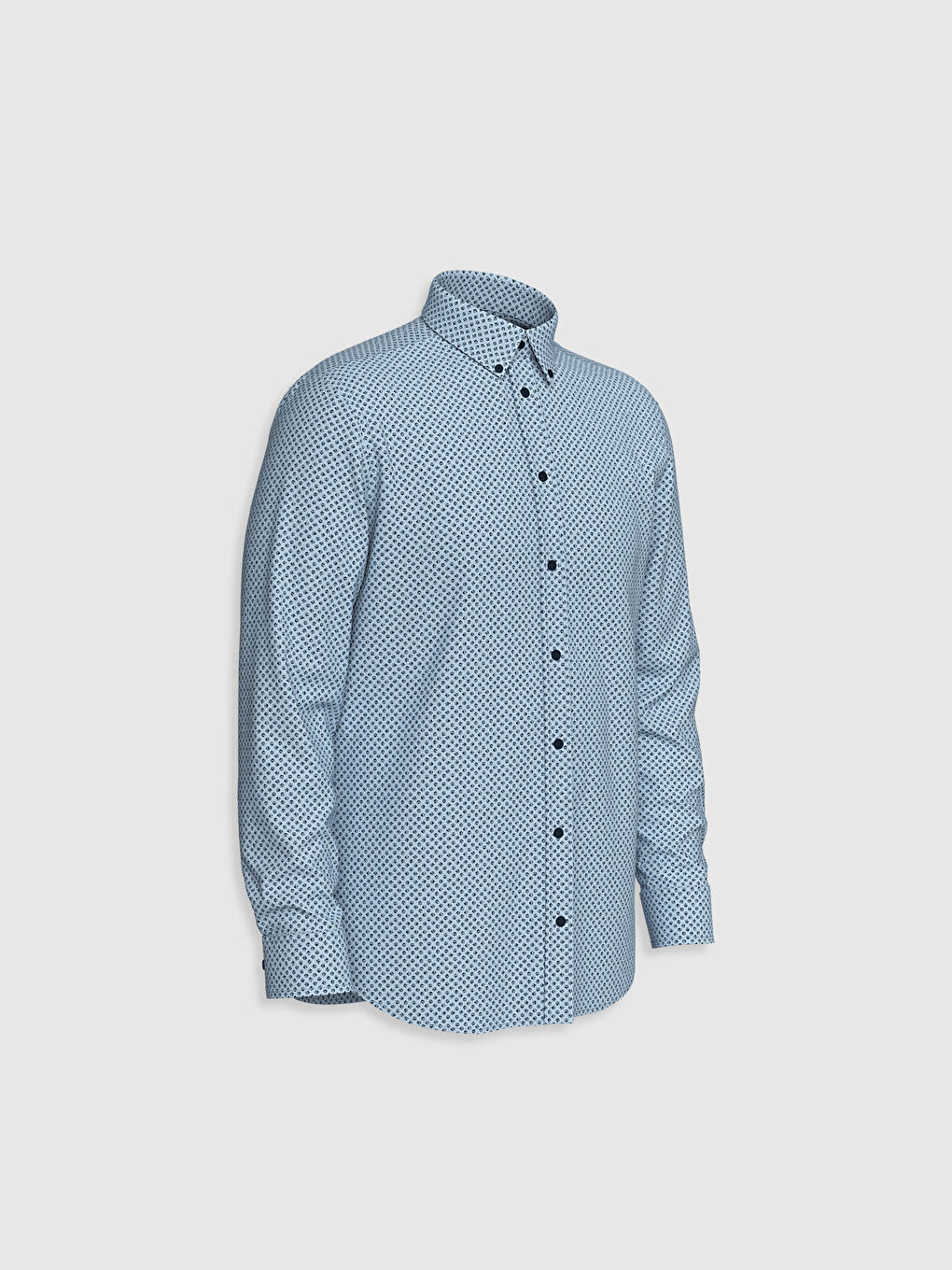 LCWAIKIKI Classic Regular Fit Long Sleeve Oxford Shirt -0W0453Z8-LQQ