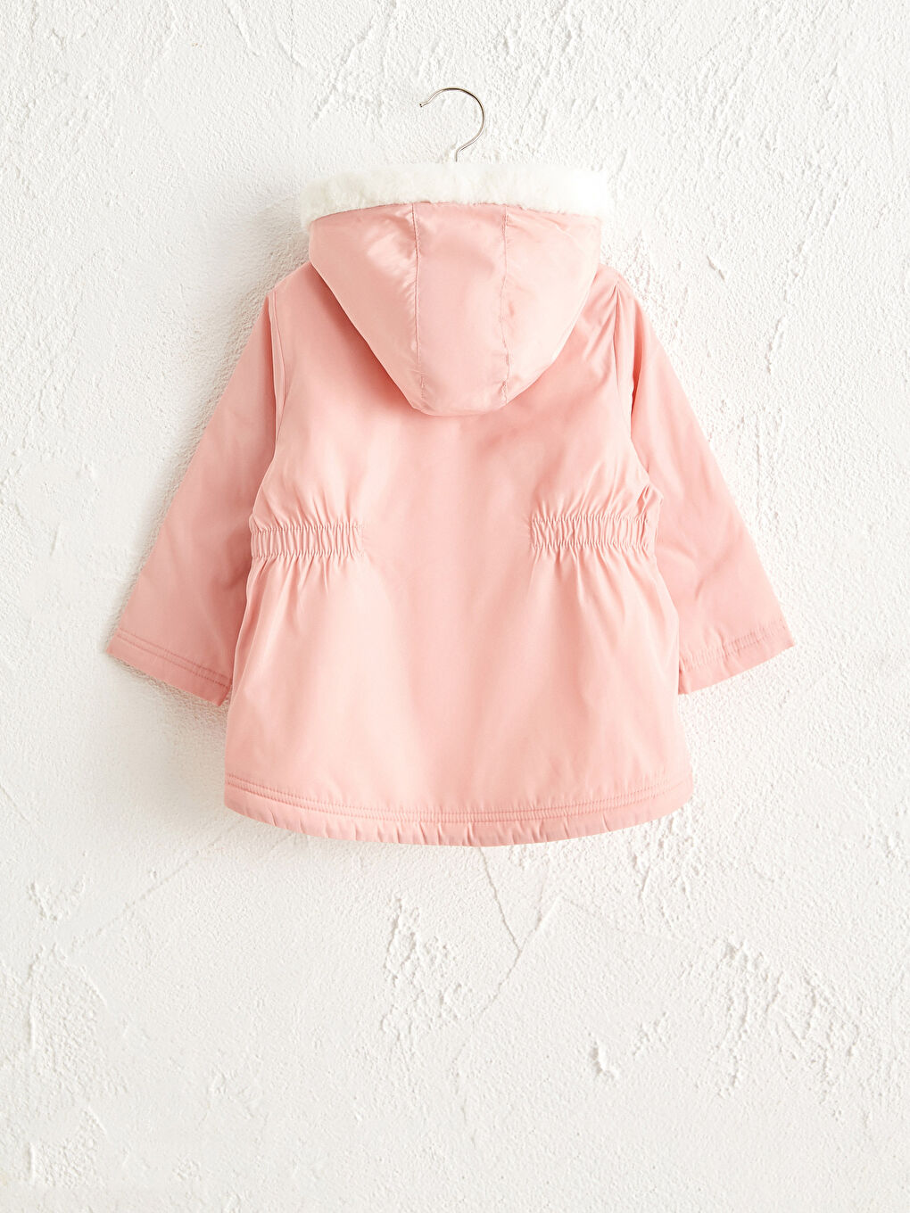 Baby Girl's Zipper Closure Short Coat-1
