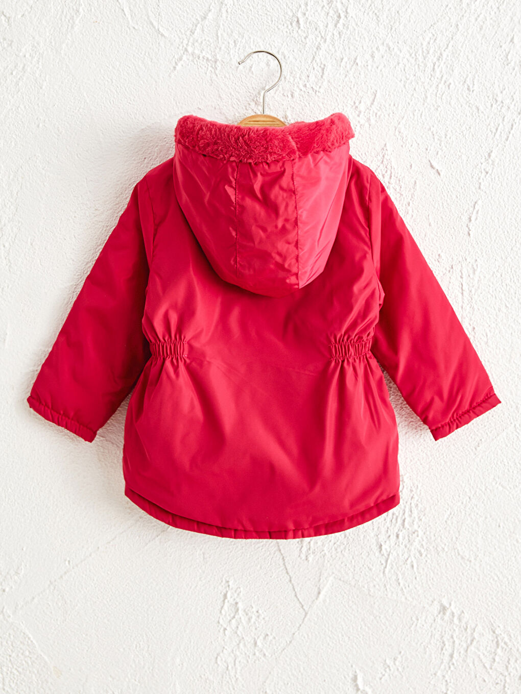 Fuşya Kız Bebek Fermuar Kapamalı Mont-2