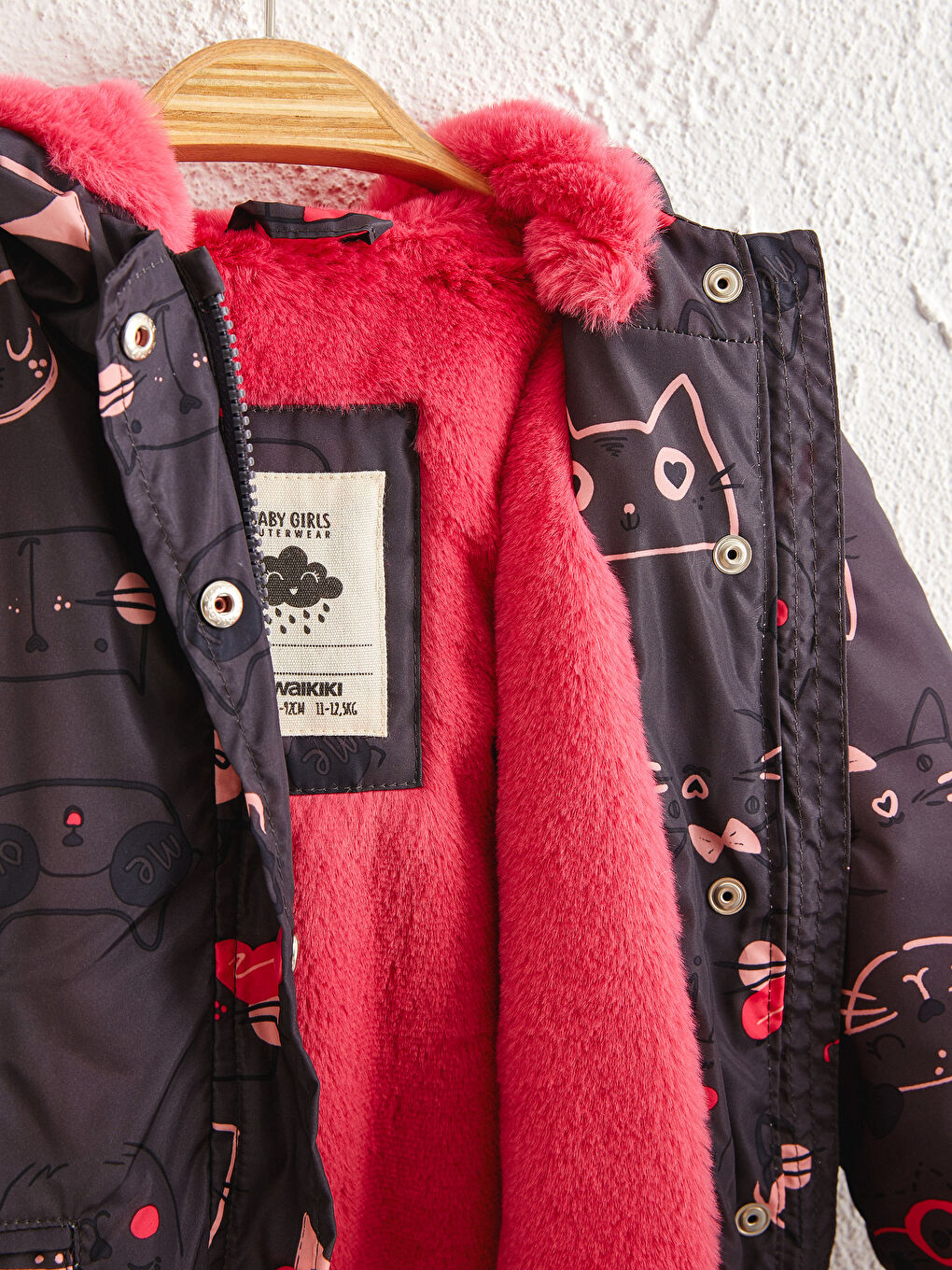 Manteau Zippé Pour Bébé Fille-3