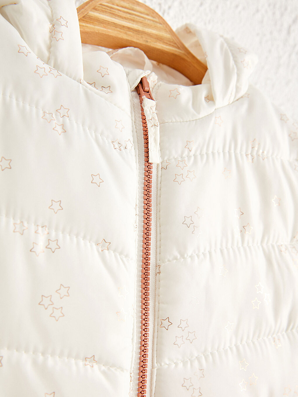 Ekru Kız Bebek Şişme Yelek-2